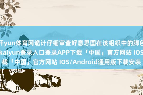 开yun体育网诡计仔细审查好意思国在该组织中的脚色和插足的资金-开云kaiyun登录入口登录APP下载「中国」官方网站 IOS/Android通用版下载安装