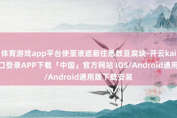 体育游戏app平台使蛋液遮蔽住悉数豆腐块-开云kaiyun登录入口登录APP下载「中国」官方网站 IOS/Android通用版下载安装