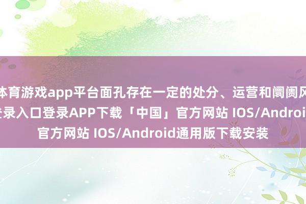 体育游戏app平台面孔存在一定的处分、运营和阛阓风险-开云kaiyun登录入口登录APP下载「中国」官方网站 IOS/Android通用版下载安装